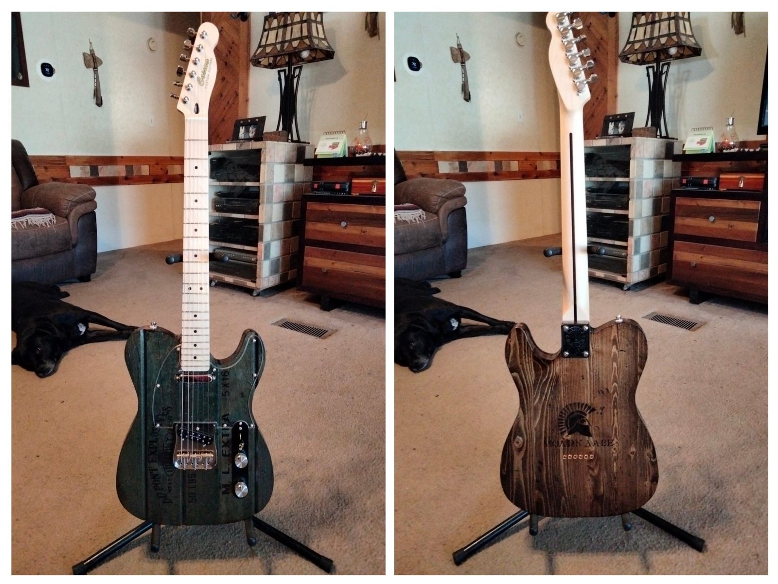 Dupont barn-wood caster custom build